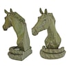 Design Toscano Equestrian Elegance Horse Cast Iron Sculptural Bookend Pair SP915